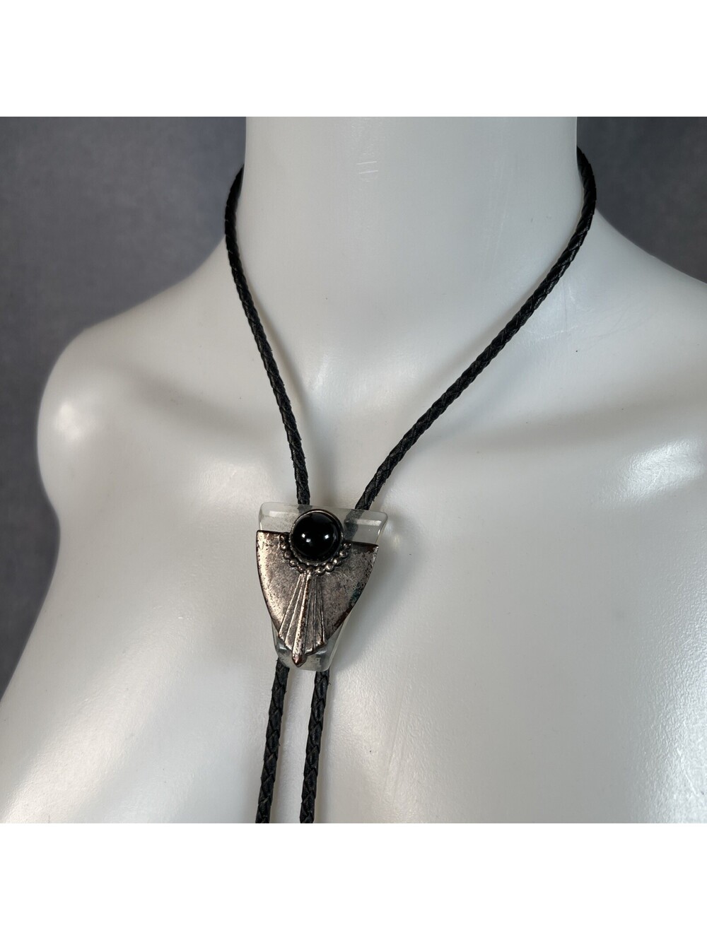 Vintage Bolo Tie W/ Ornate Pendant